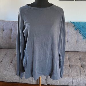 Vuori gunmetal Crewneck sweatshirt.  Size large?
